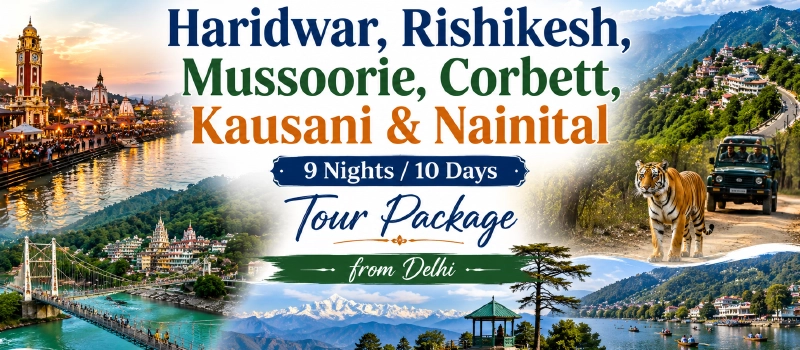 haridwar-rishikesh-mussoorie-tour-package 3 nights 4 days