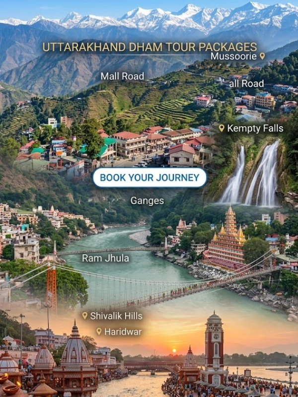 haridwar rishikesh Mussoorie Tour Package