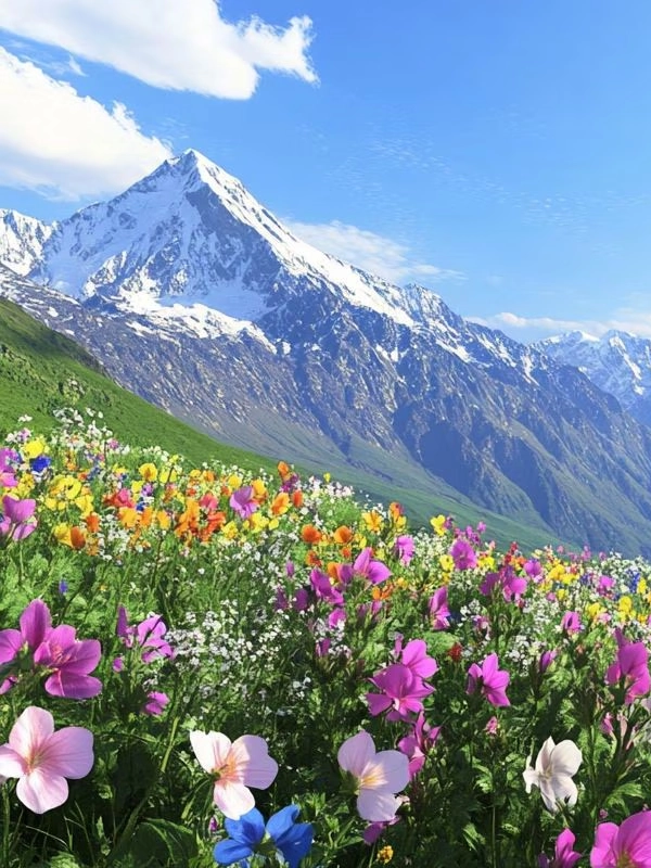 Char Dham Package with Valley of Flowers From Delhi